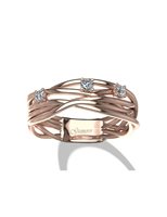 Anello Gemoro Donna in Oro rosa Diamante AB1069ROS - AB1069ROS